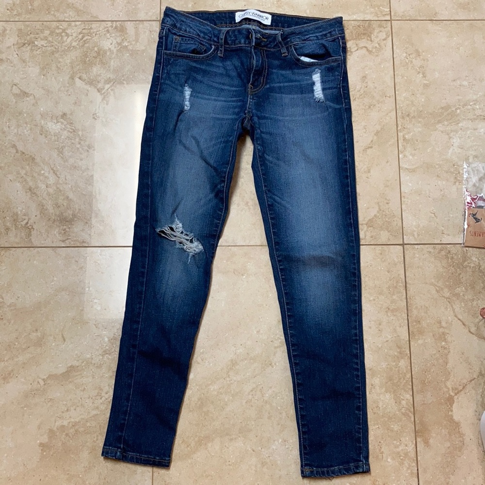 Gypsy warrior skinny ripped jeans